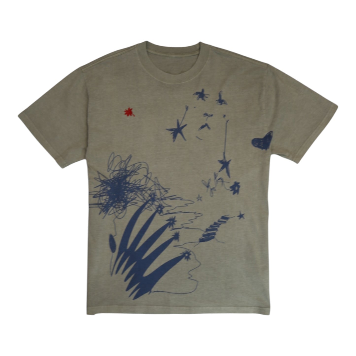 Doodle T-Shirt Green