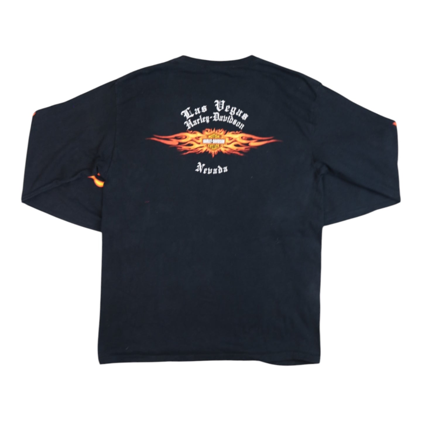Harley Davison Long sleeve Flame T-shirt