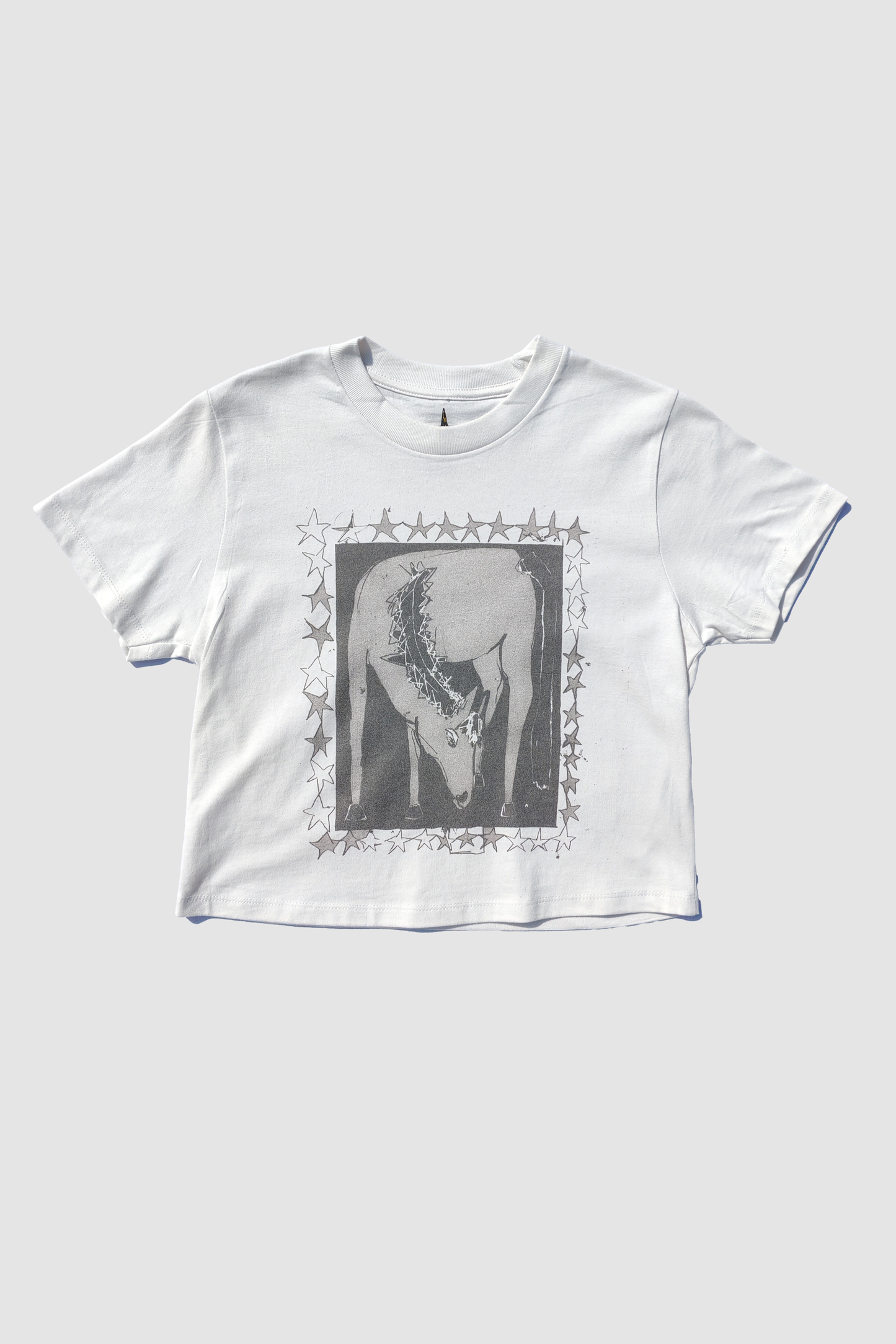 Year Of The Horse Short Sleeve Crop Tee