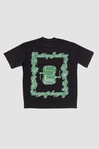 Clamp Short Sleeve Oversized Graphic Tee