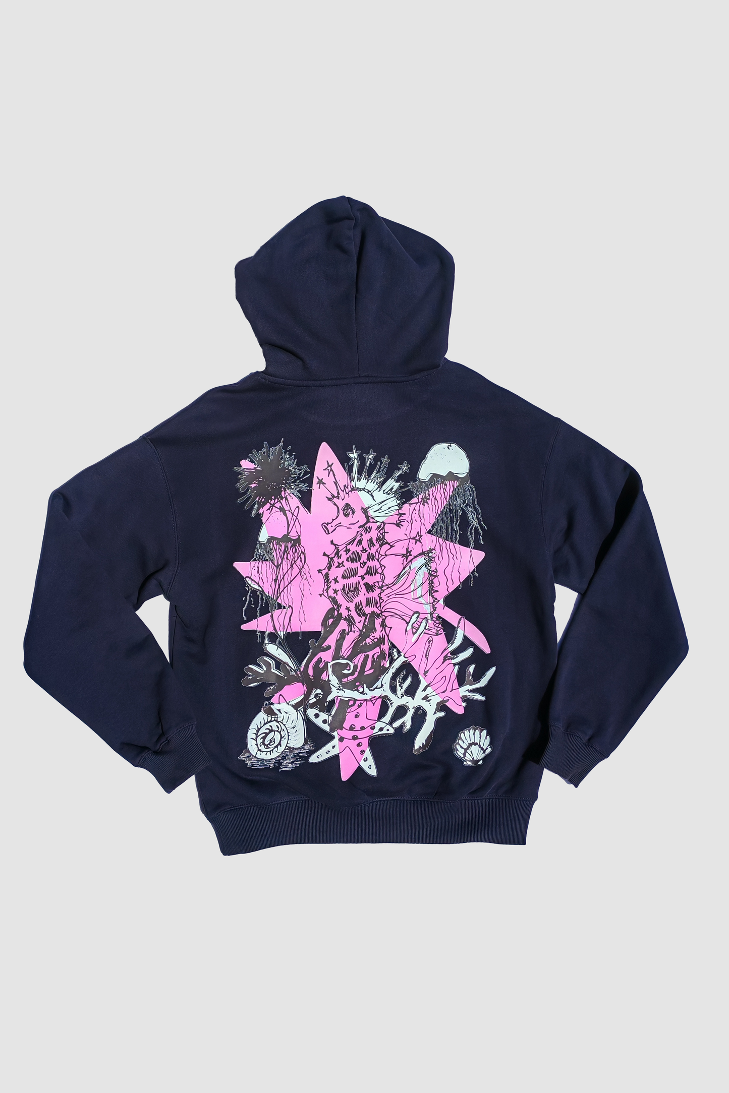 Sea Horse Relaxed Fit Heavy Weight Hood