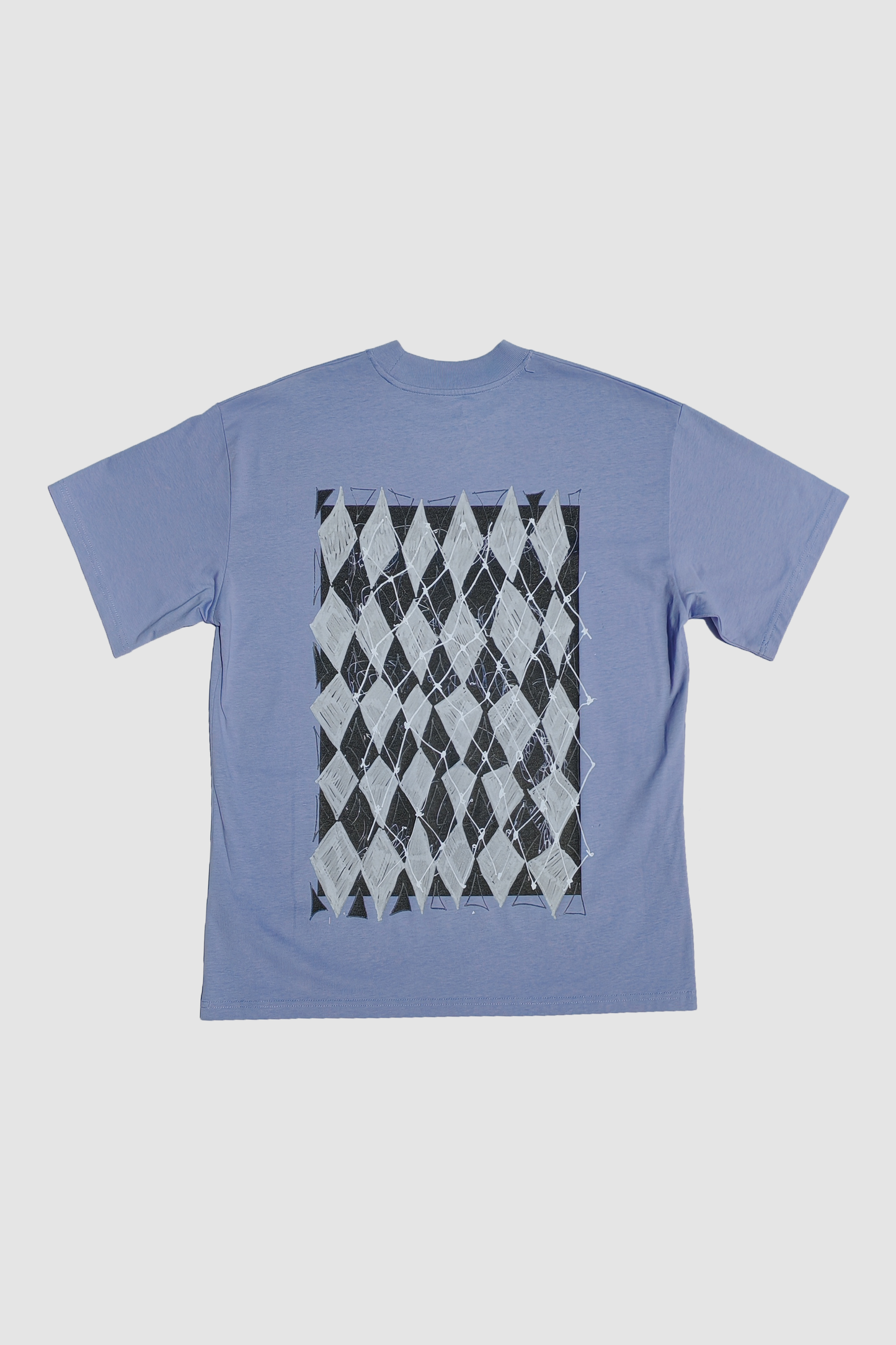 Diamond Short Sleeve Oversized Graphic Tee