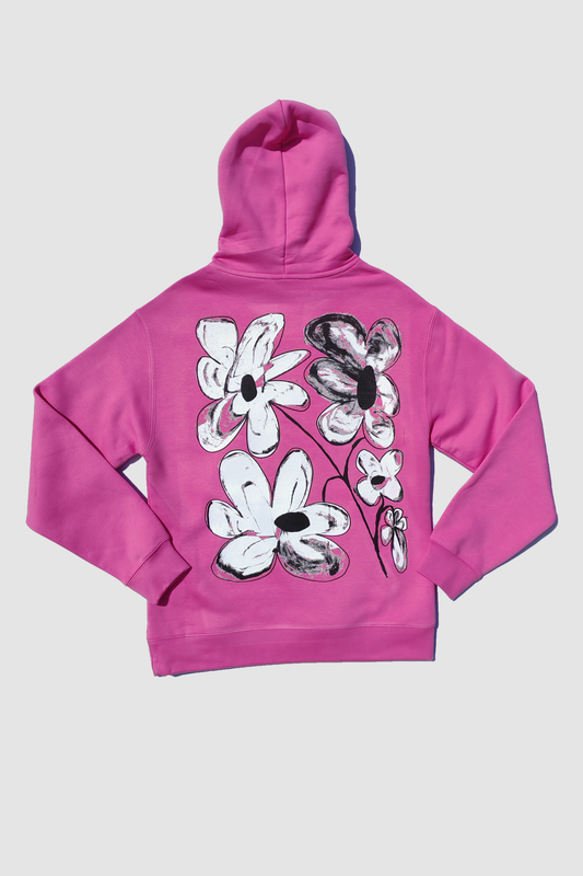Flora Relaxed Fit Graphic Hood