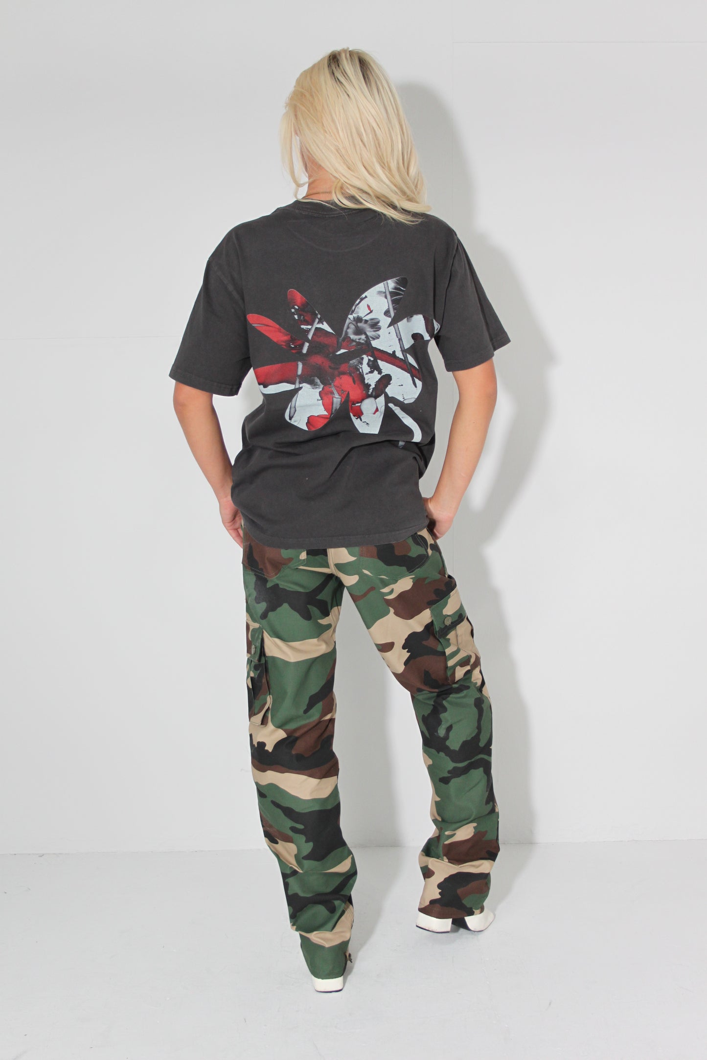 Southbay Floral Short Sleeve Faded Graphic Tee