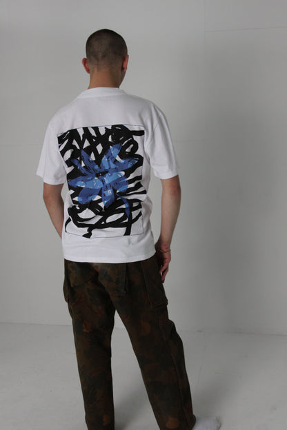 Spiral Short Sleeve Faded Graphic Tee