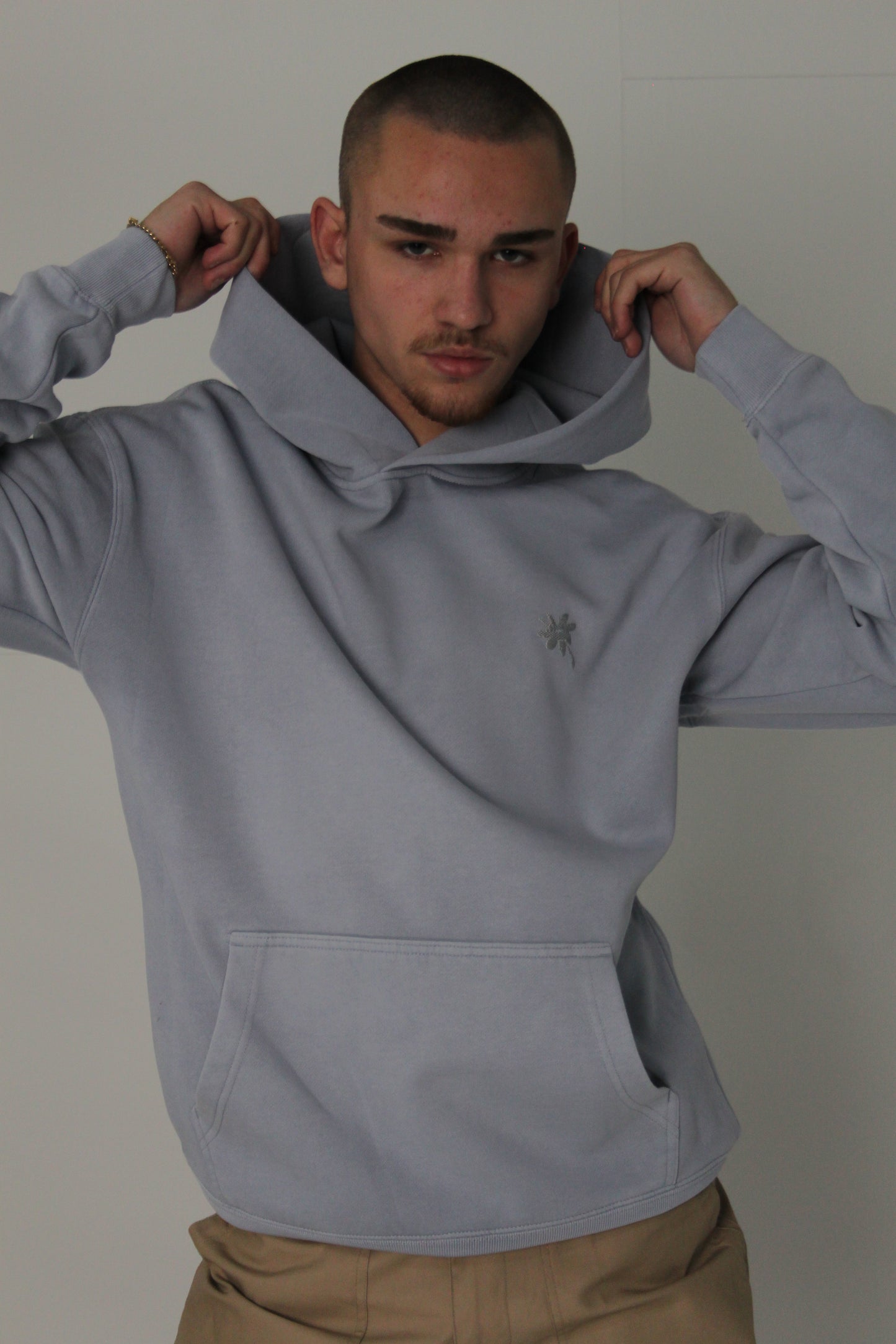 Diamond Relaxed Fit Graphic Hood