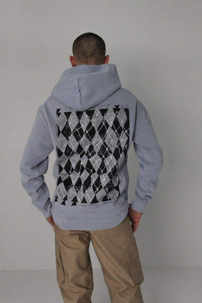 Diamond Relaxed Fit Graphic Hood