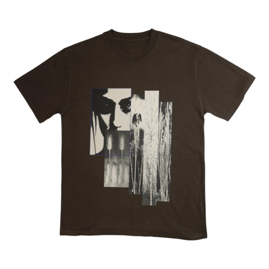 Floral Portrait Tee - Brown