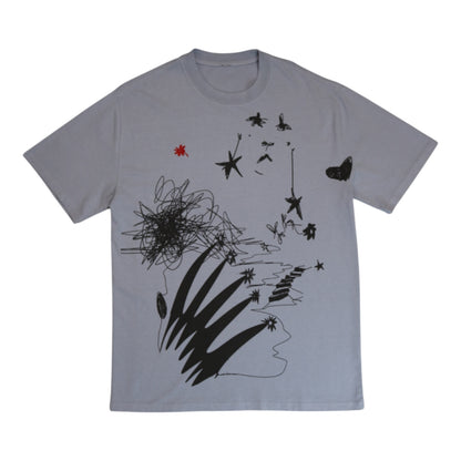 Doodle T-shirt Blue