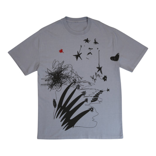 Doodle T-shirt Blue